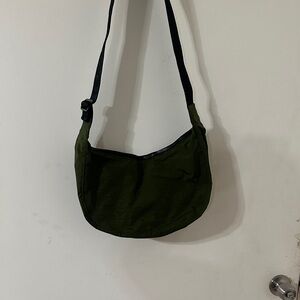 BAGGU Olive Green Crossbody Bag